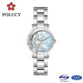 Customized Stainless Steel Back Sapphire 3 ATM fashion Quartz Watch